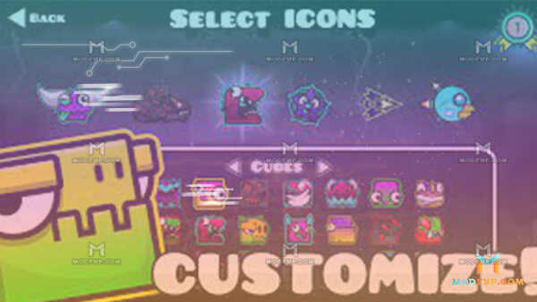 Geometry Dash 2.2 APK (Full version) Screenshot