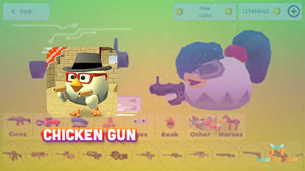 Chicken Gun MOD APK 3.7.01 (Unlimited money/God mode/Level/Antiban)