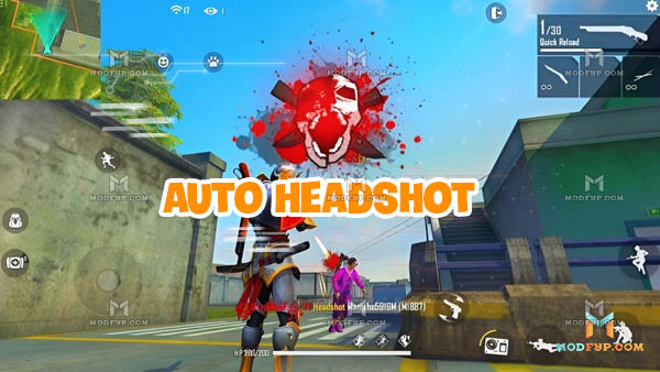 free fire auto headshot config android