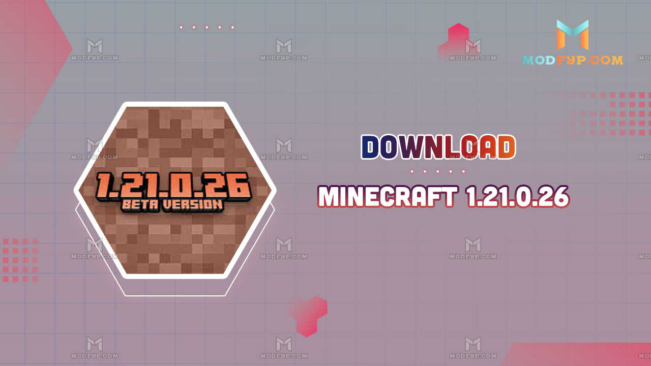 Minecraft 1.21.0.26 APK Mediafıre Download latest version for Android