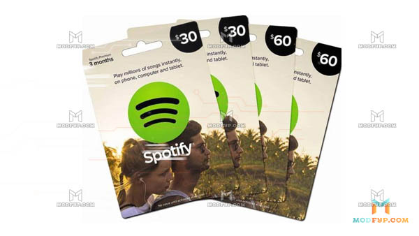 Physical Spotify Gift Cards