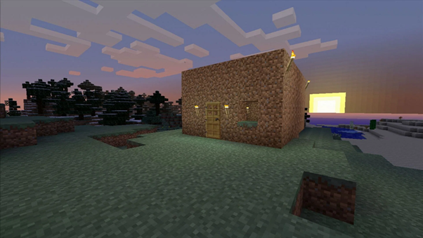 minecraft build shelter