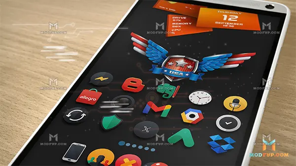 Darko Icon Pack Mod APK (Patched) Screenshot