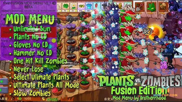 PVZ Fusion 2.2 APK (Unlimited Sun) Screenshot