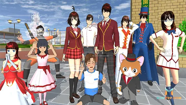 Sakura School Simulator Mod APK (Unlimited Money) Screenshot
