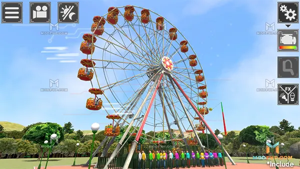 Theme Park Simulator Mod APK (Todo Desbloqueado) Screenshot