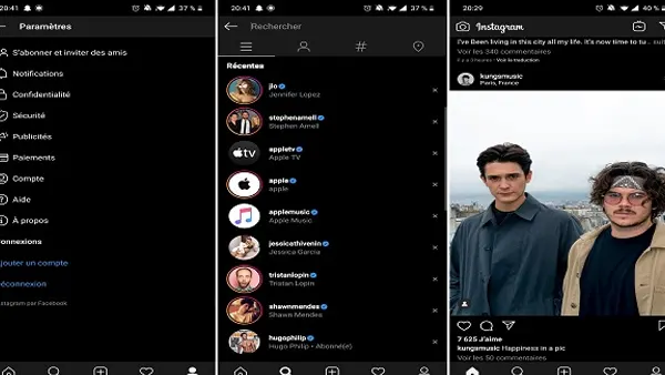 Instagram Black APK Screenshot