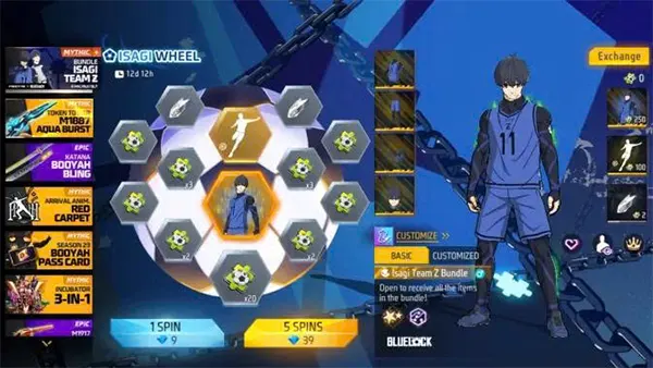 Isagi APK (Free Fire) Screenshot