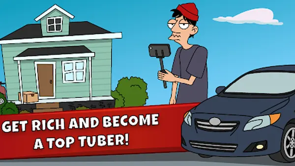 Lamar Idle Vlogger Mod APK (Unlimited Money) Screenshot