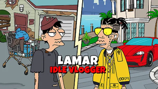 Lamar Idle Vlogger Mod APK (Unlimited Money) Screenshot