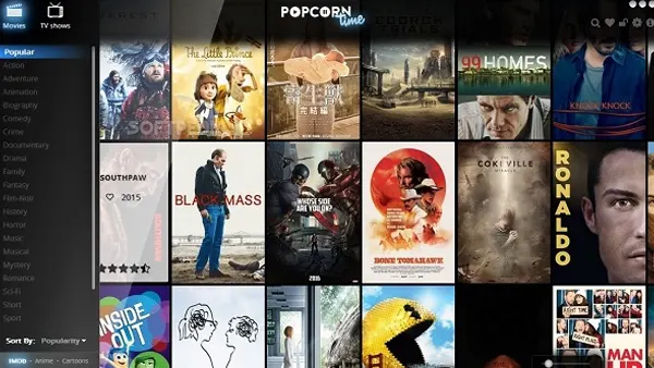 Popcorn Time APK Screenshot