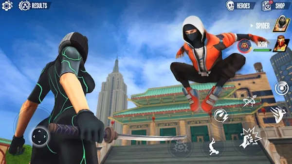 Spider Fighter 3 Mod APK (Unlimited Money) Screenshot