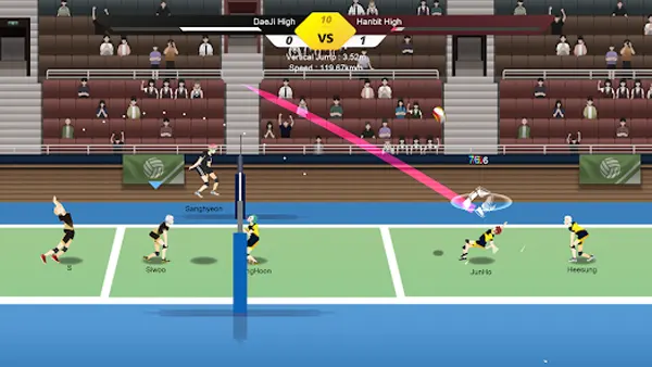 Thunder Spikes Volleyball APK Screenshot