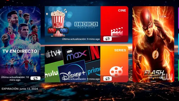 Xuper TV Mod APK (España) Screenshot