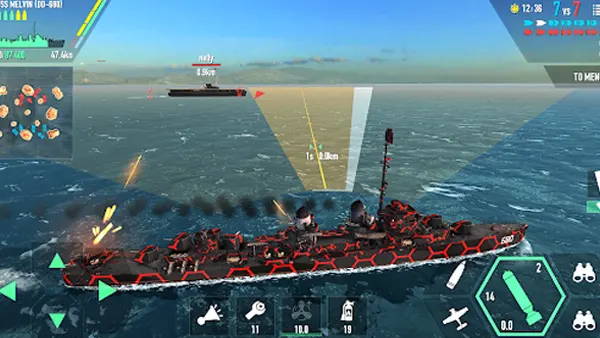 Battle of Warships Mod APK (Unlimited money) Screenshot