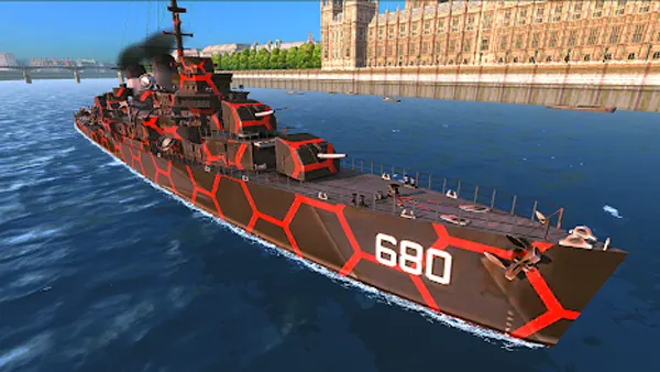 Battle of Warships Mod APK (Unlimited money) Screenshot