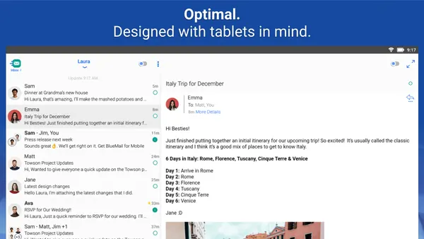 BlueMail APK Screenshot