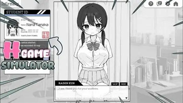 Health Check With Shy Girl APK Screenshot