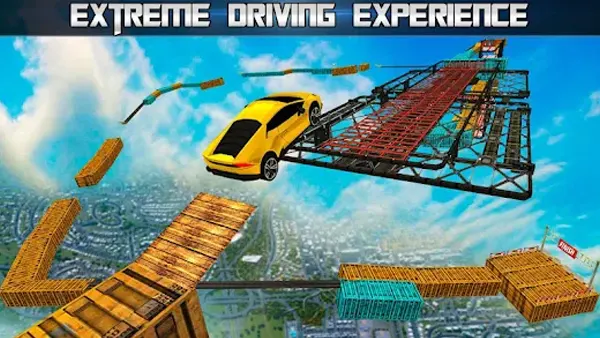 Impossible Car Stunts Mod APK Screenshot