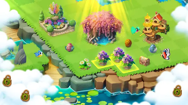 Merge Gardens Mod APK (Unlimited money) Screenshot