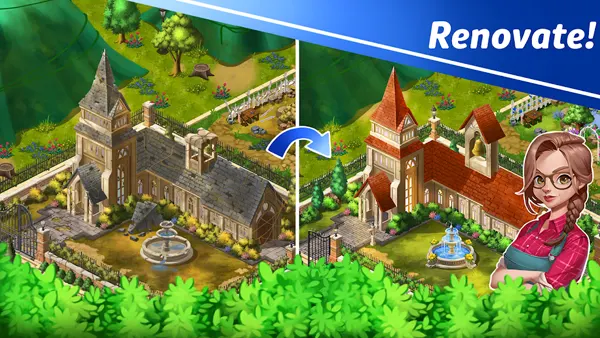 Merge Gardens Mod APK (Unlimited money) Screenshot