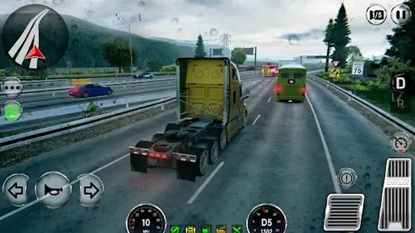 Truck Simulator Drive USA EVO Mod APK Screenshot