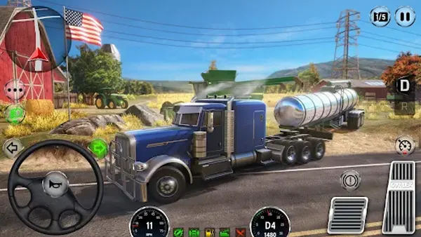Truck Simulator Drive USA EVO Mod APK Screenshot