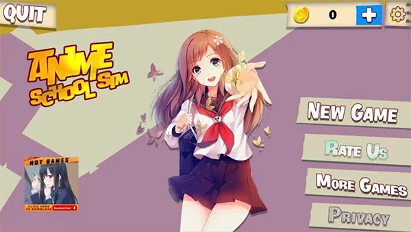 Anime Girl High School Games APK Screenshot