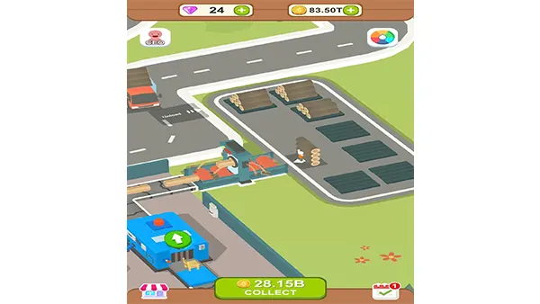 Aquatic Logging Factory Mod APK (Unlimited Money) Screenshot