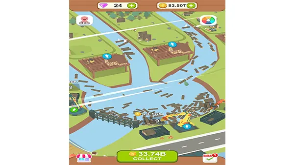 Aquatic Logging Factory Mod APK (Unlimited Money) Screenshot