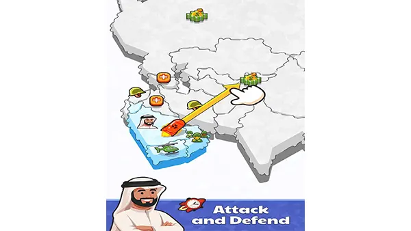 Conquer Countries Mod APK (Unlimited Money) Screenshot