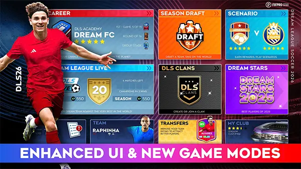 Dream League Soccer 2026 Mod APK (Unlimited Money) Screenshot