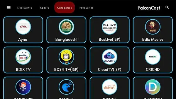 Falcon Cast APK Screenshot