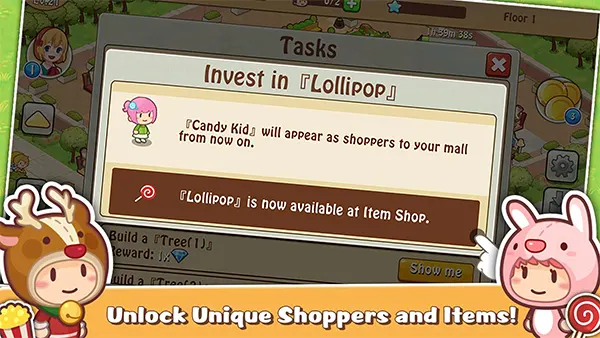 Happy Mall Story Mod APK (Unlimited Money) Screenshot