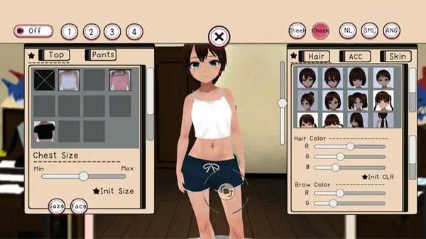 Living Summer with Mischievous Sister APK (Mobile Game) Screenshot