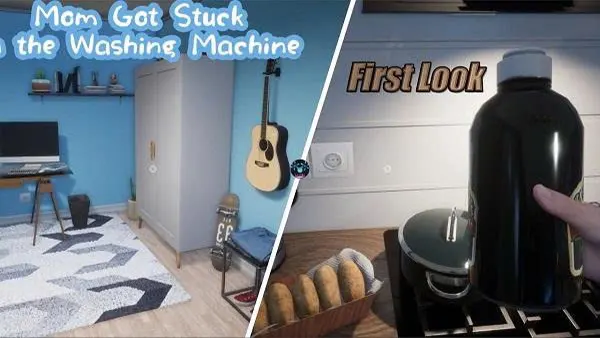 Mom Got Stuck Washing Machine APK Screenshot