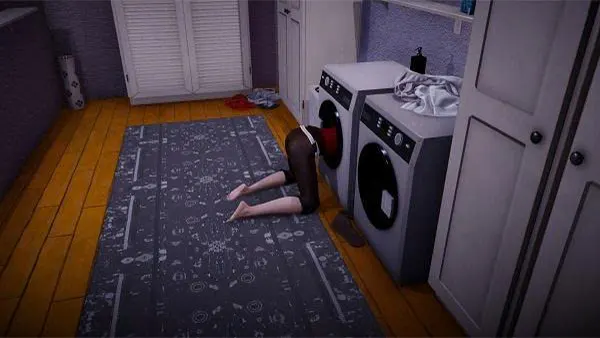 Mom Got Stuck Washing Machine APK Screenshot