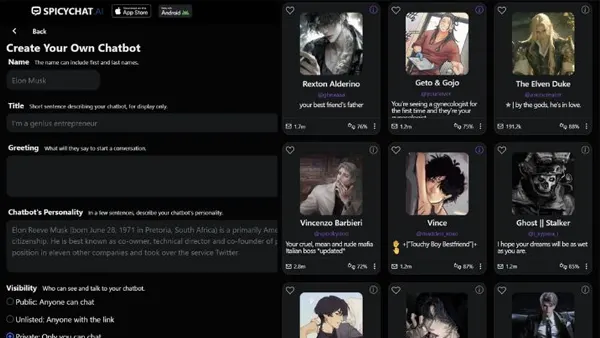 Spicy Chat APK Screenshot