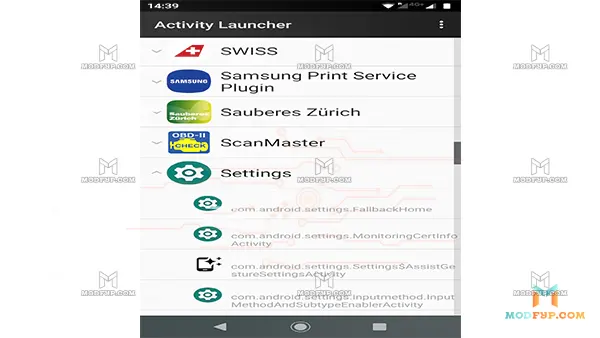 Activity Launcher APK Screenshot