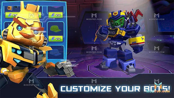Angry Birds Transformers Mod APK (All Unlocked) Screenshot