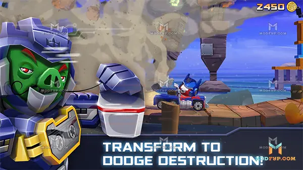Angry Birds Transformers Mod APK (All Unlocked) Screenshot
