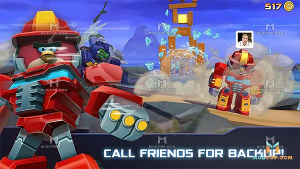 Angry Birds Transformers Mod APK (All Unlocked) Screenshot