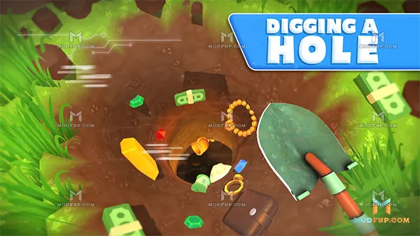 Digging A Hole APK (Unlimited money) Screenshot