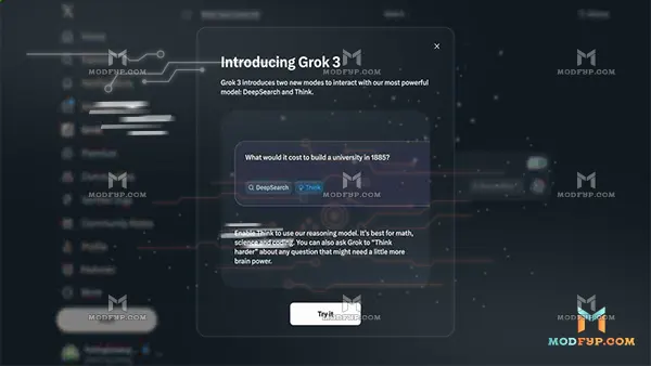 Grok 3 Mod APK (Premium Unlocked) Screenshot