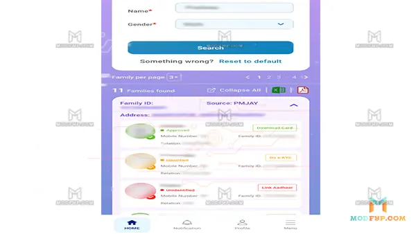 Ayushman App Screenshot