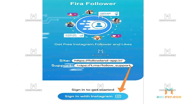 Firafollower Mod APK (Premium) Screenshot