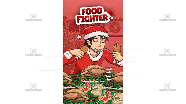Food Fighter Clicker Games Mod APK (Unlimited money) Screenshot