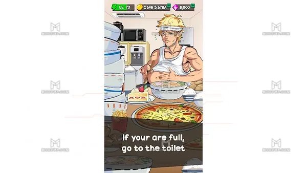 Food Fighter Clicker Games Mod APK (Unlimited money) Screenshot