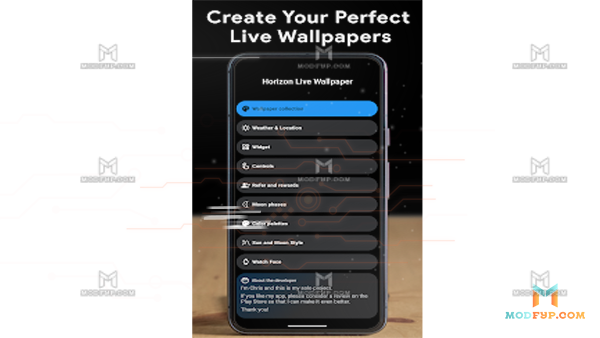 Horizon Live Wallpaper APK Screenshot