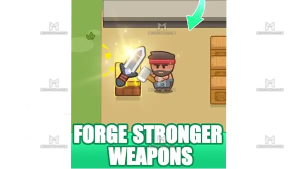 Idle Weapon Shop Mod APK (Unlimited Money) Screenshot